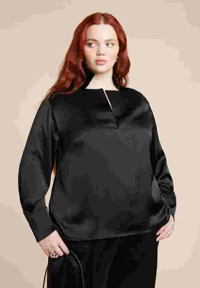 Deconstructed Neckline Blouse image number 0