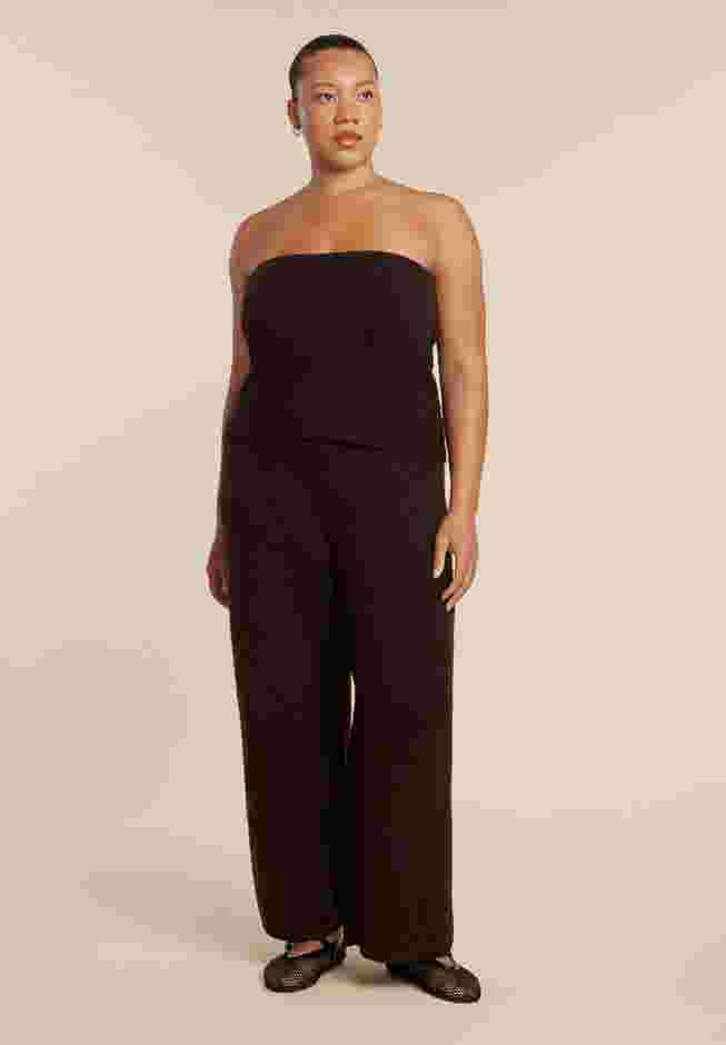 Sweater Ribbed Tube Top image number 3