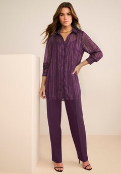 Kate Lurex Stripe Blouse