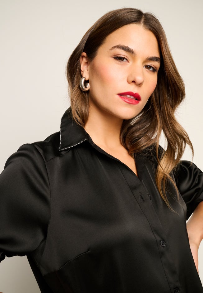 Kate Satin Blouse image number 5