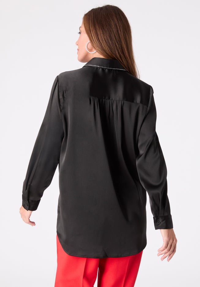 Kate Satin Blouse image number 4