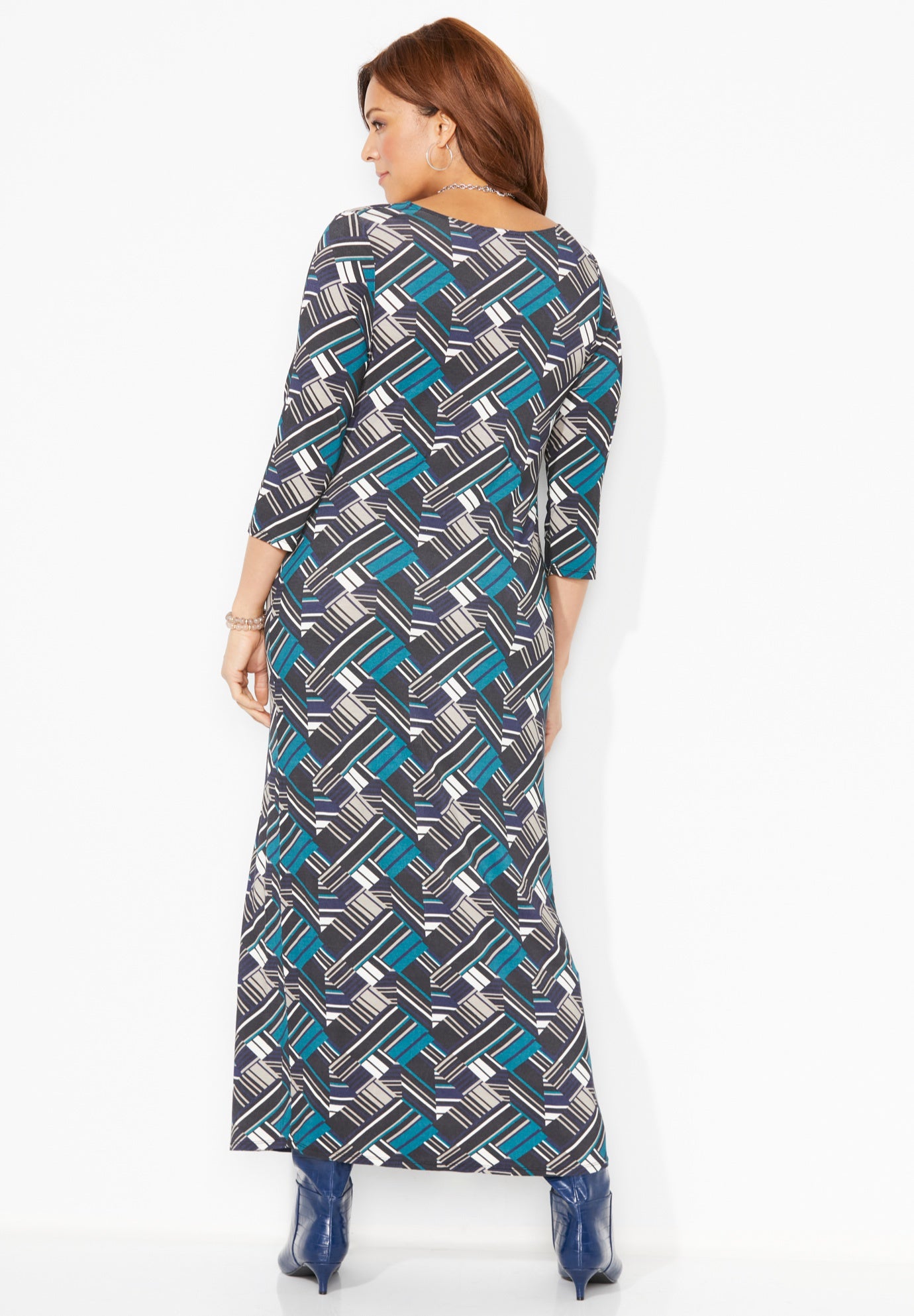 AnyWear Beaded Medallion Maxi Dress image number 1