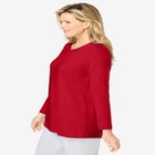 Satin Trim Sleep Tee image number 2