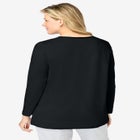 Satin Trim Sleep Tee image number null