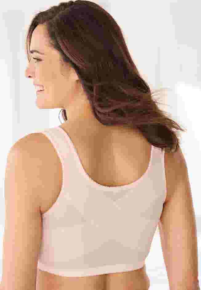 Front-Close Cotton Wireless Posture Bra image number 5