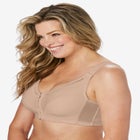 Front-Close Cotton Wireless Posture Bra image number null