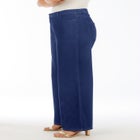 Plus Size Easy-Wear Wide Leg Jean image number null