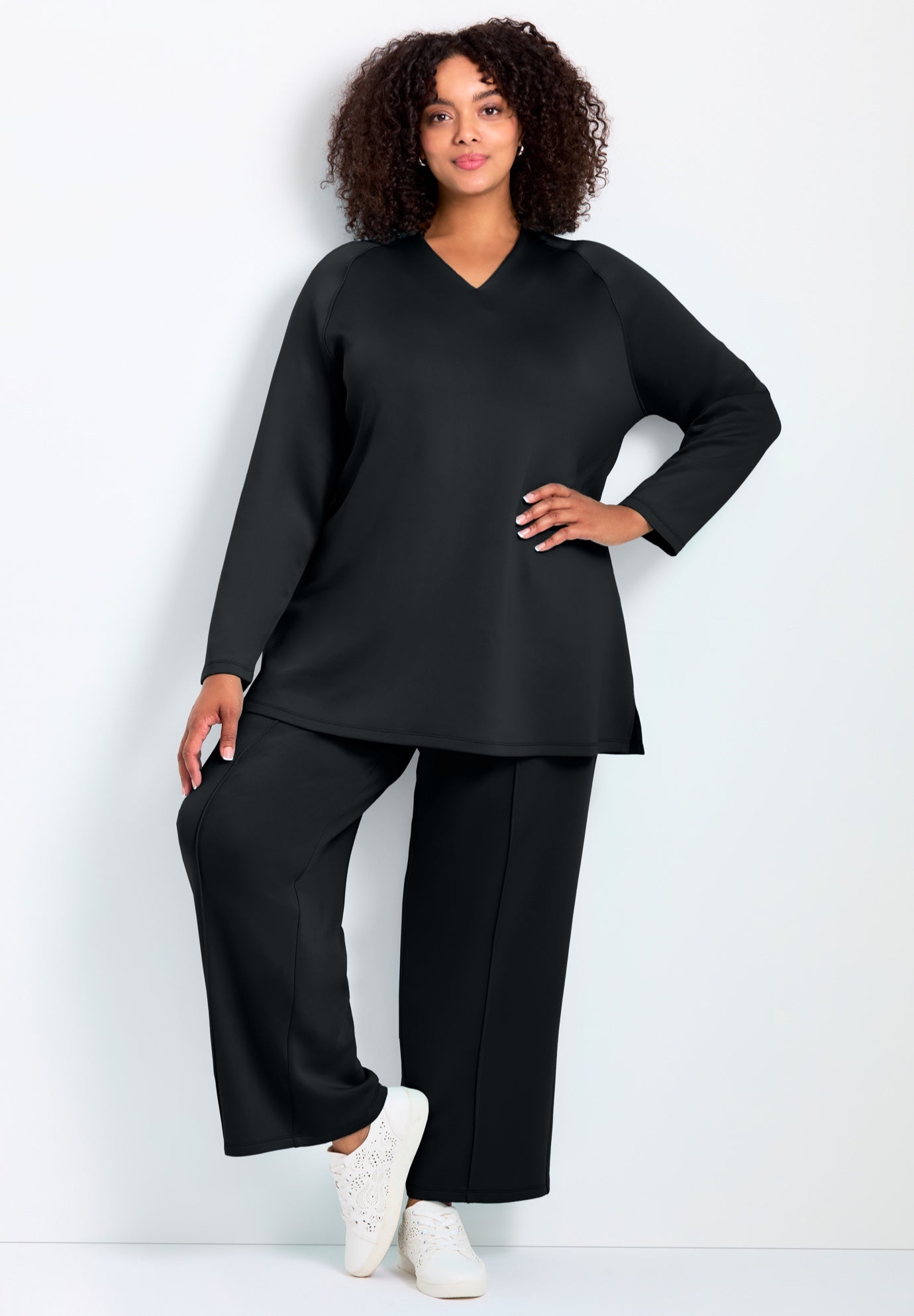 V-Neck Tunic Top image number 0