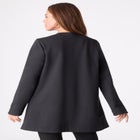 Plus Size Ultimate Ponte Drape Collar Jacket image number null