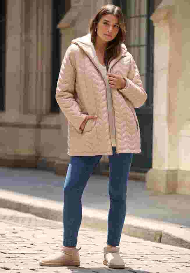 Sherpa Lined Nylon Jacket image number 0