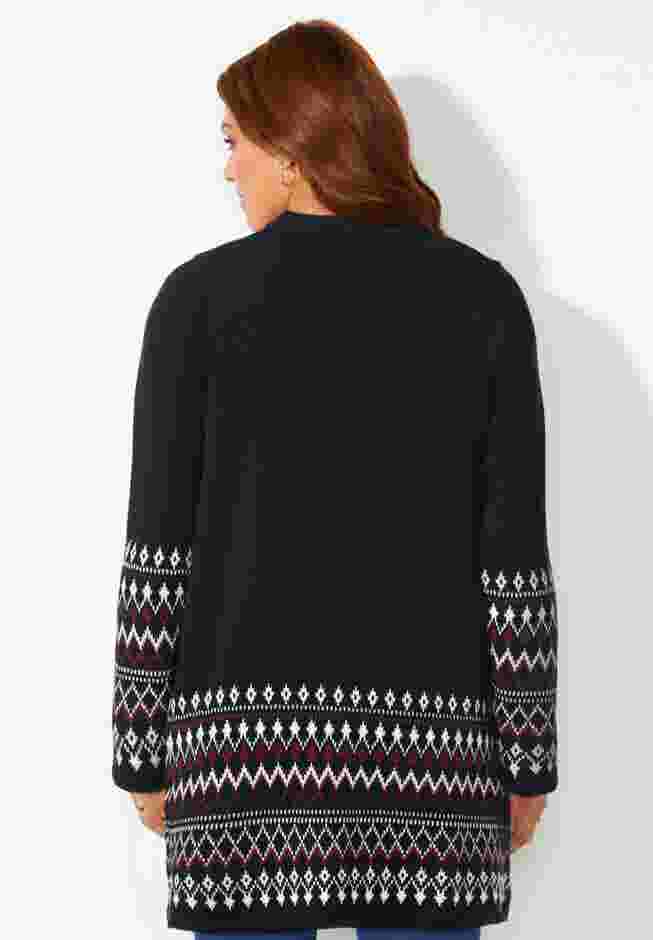 Fair Isle Cascade Cardigan image number 1
