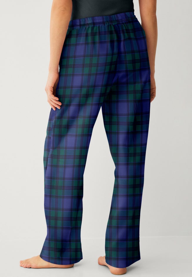 Flannel Sleep Pant With Drawstring Waist image number 1