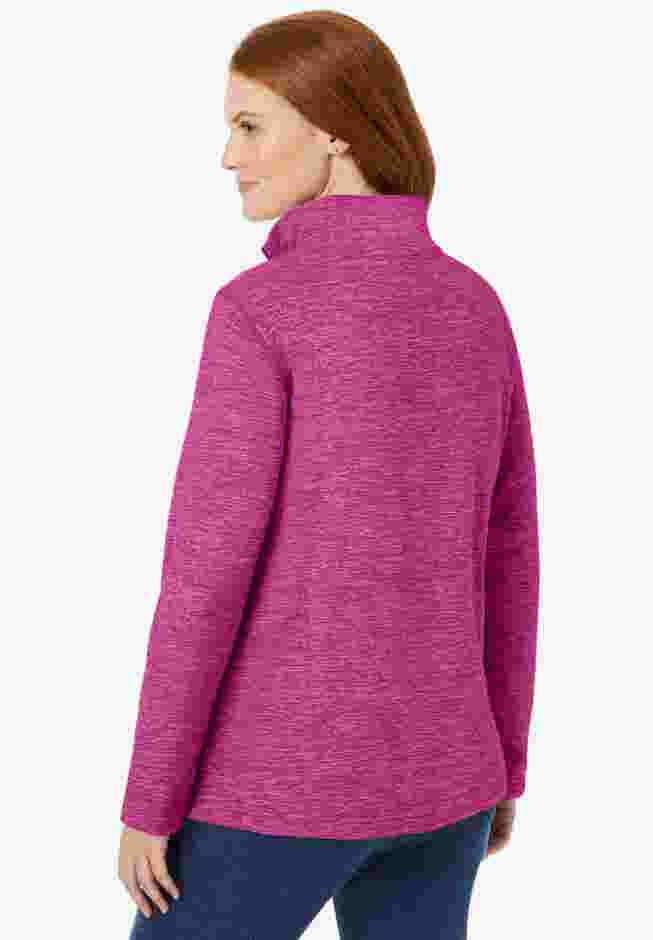 Microfleece Quarter-Zip Pullover image number 1