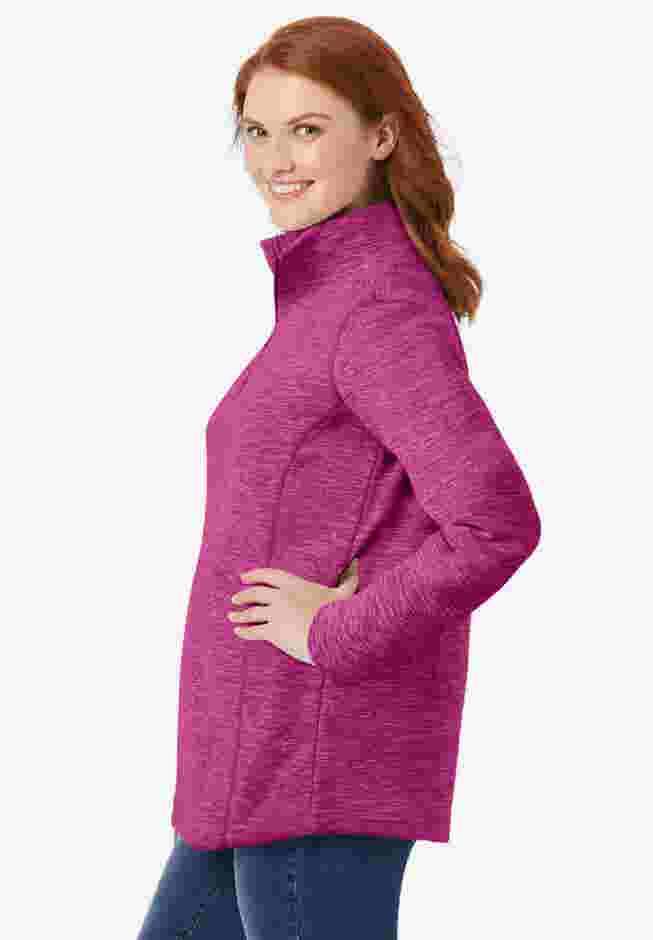 Microfleece Quarter-Zip Pullover image number 2