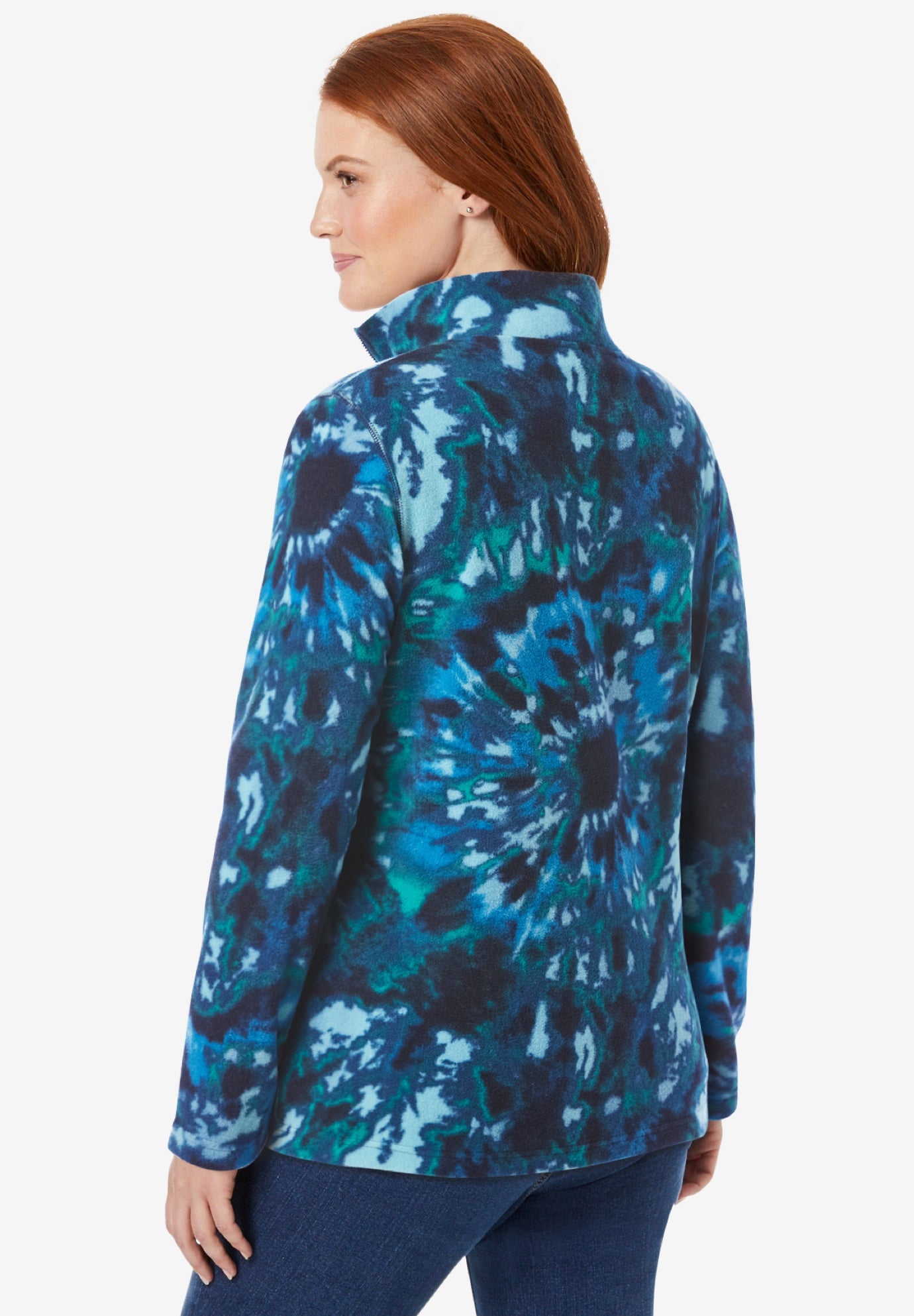 Microfleece Quarter-Zip Pullover image number 1