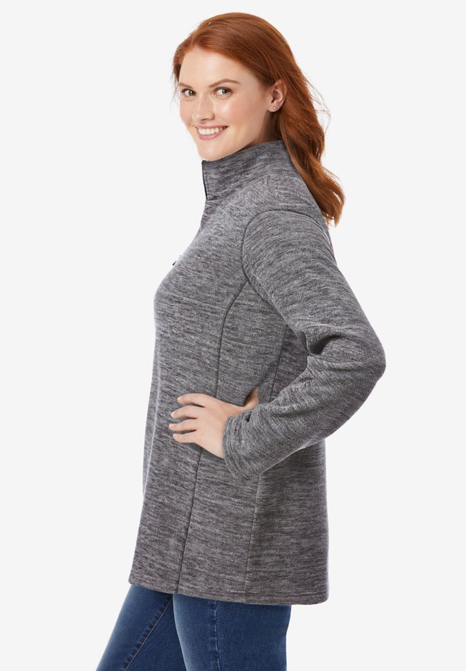 Microfleece Quarter-Zip Pullover image number 2