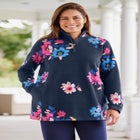 Microfleece Quarter-Zip Pullover image number null