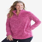 Microfleece Quarter-Zip Pullover image number null