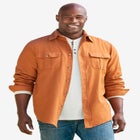 Signature Solid Flannel Shirt image number null