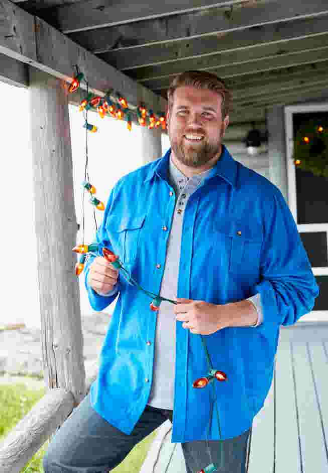 Signature Solid Flannel Shirt image number 5