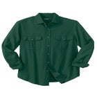 Signature Solid Flannel Shirt image number null