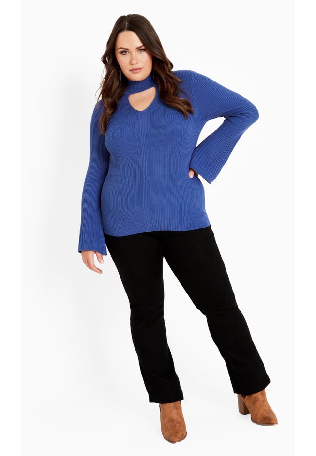 Zoe Ribbed Knit Sweater image number 2