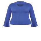 Zoe Ribbed Knit Sweater image number null