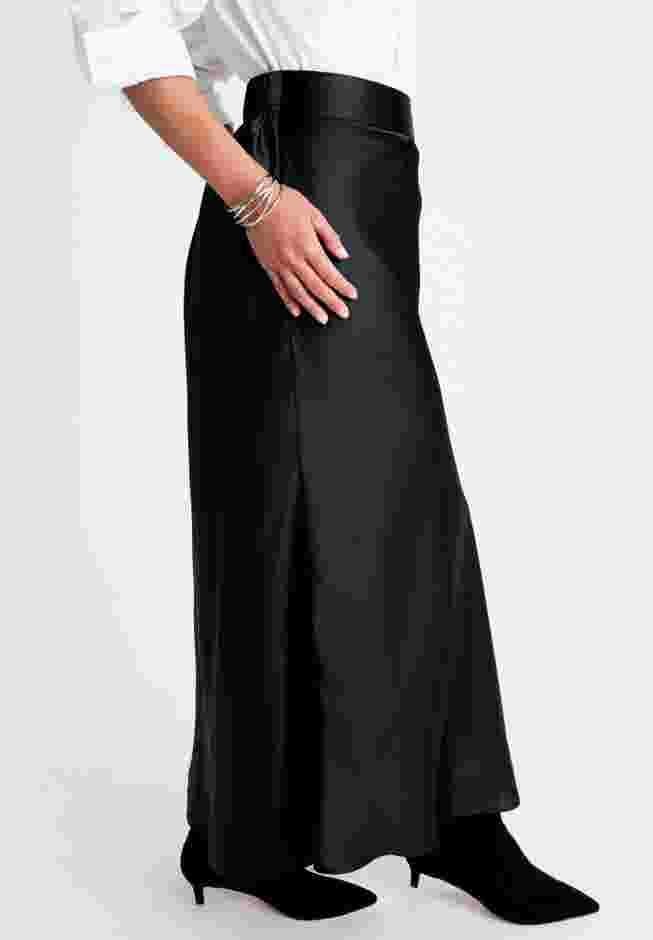 Satin Maxi Skirt image number 1