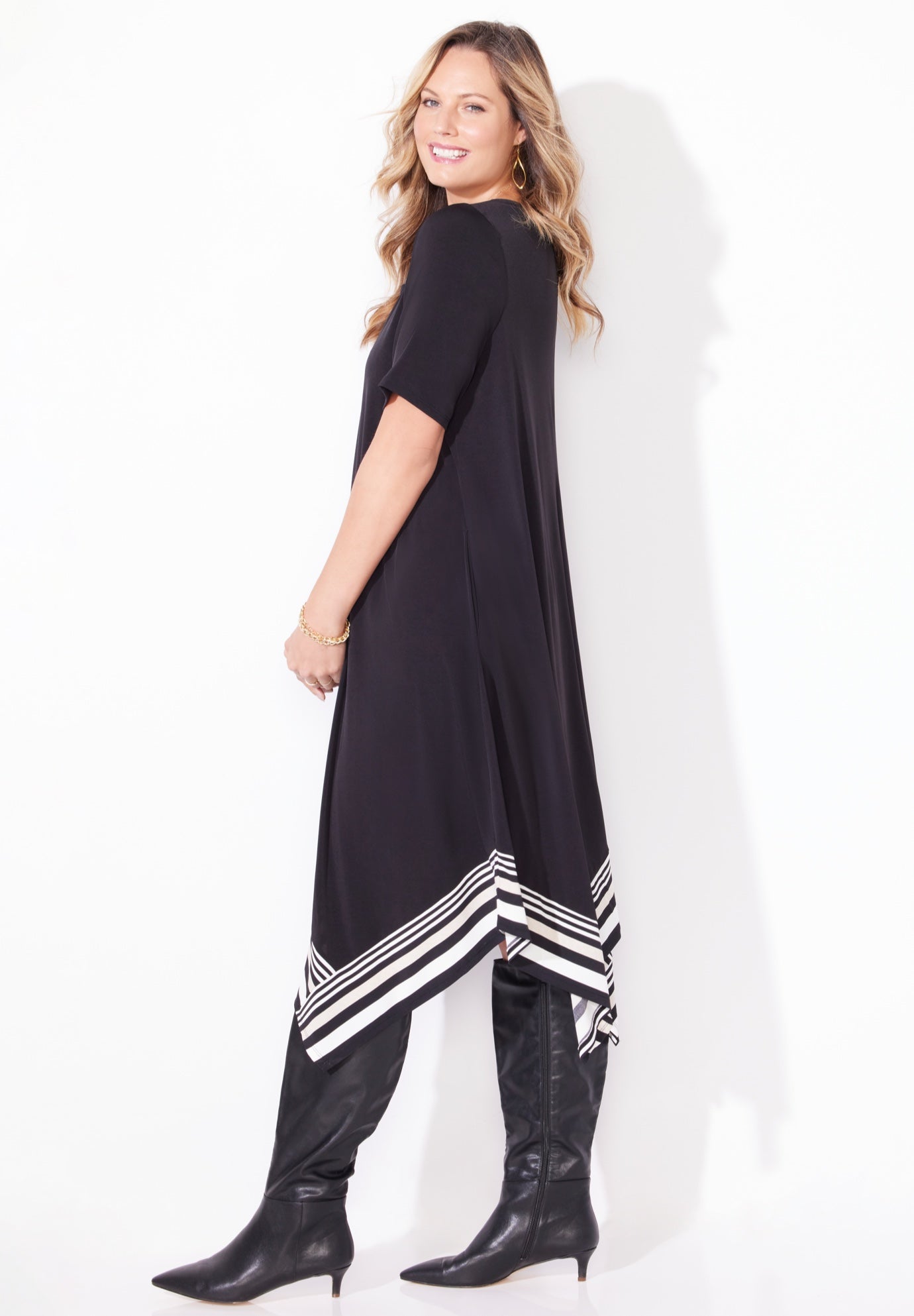 Stoneywood Stripe A-Line Dress (With Pockets) image number 2