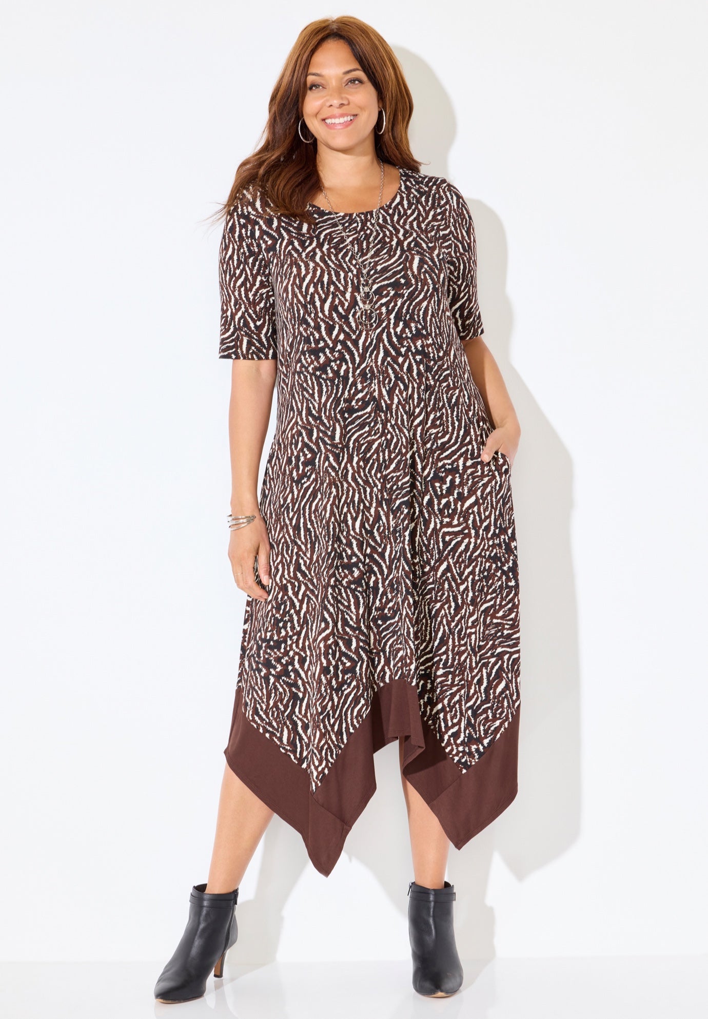 Stoneywood Stripe A-Line Dress (With Pockets) image number 0