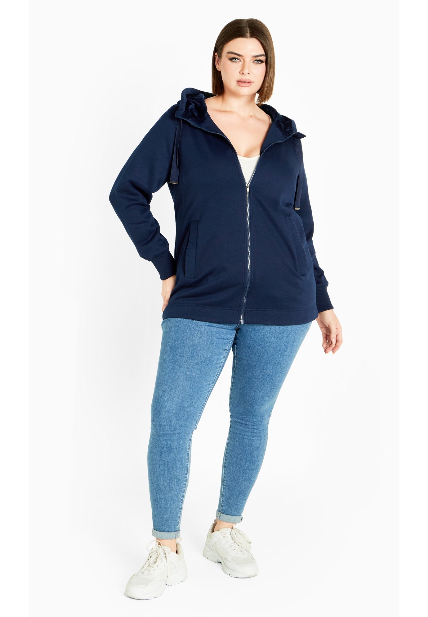 Felicity Zip Up Hood Fleece Jacket image number 2