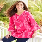 Embroidered Gauze Tunic image number null