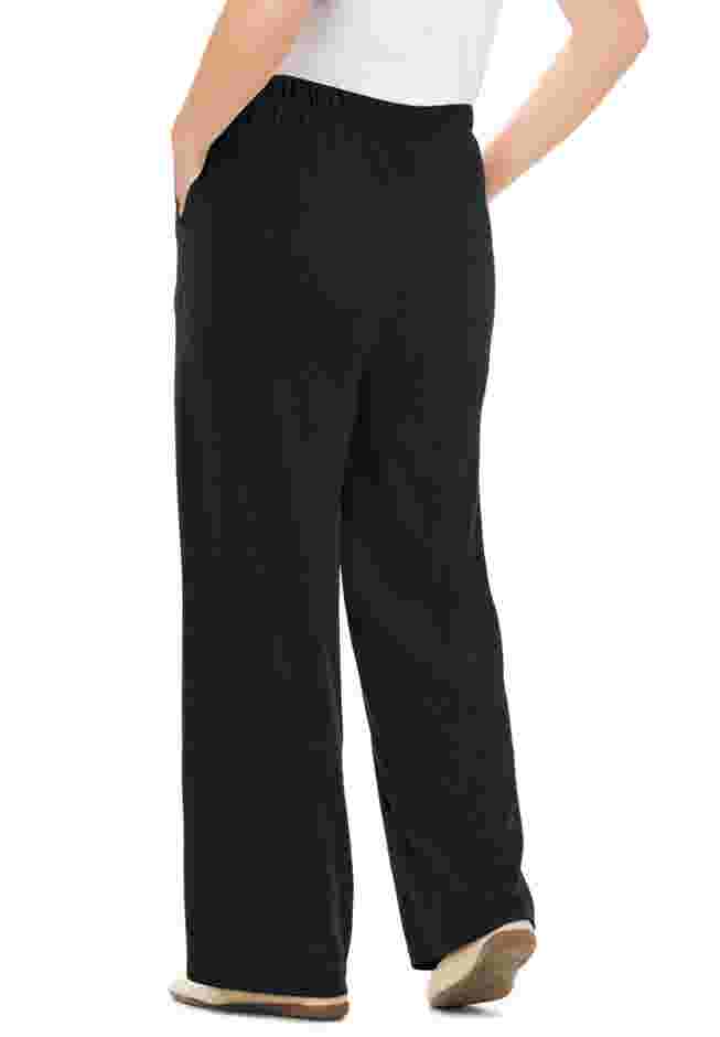 7-Day Ribbed Knit Wide-Leg Pant image number 1