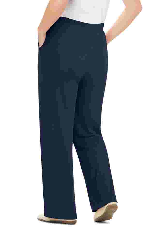 7-Day Ribbed Knit Wide-Leg Pant image number 1