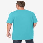 Shrink-Less&trade; Lightweight Longer-Length Crewneck T-Shirt image number null