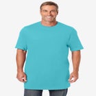 Shrink-Less&trade; Lightweight Longer-Length Crewneck T-Shirt image number null