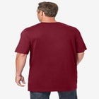 Shrink-Less&trade; Lightweight Longer-Length Crewneck T-Shirt image number null