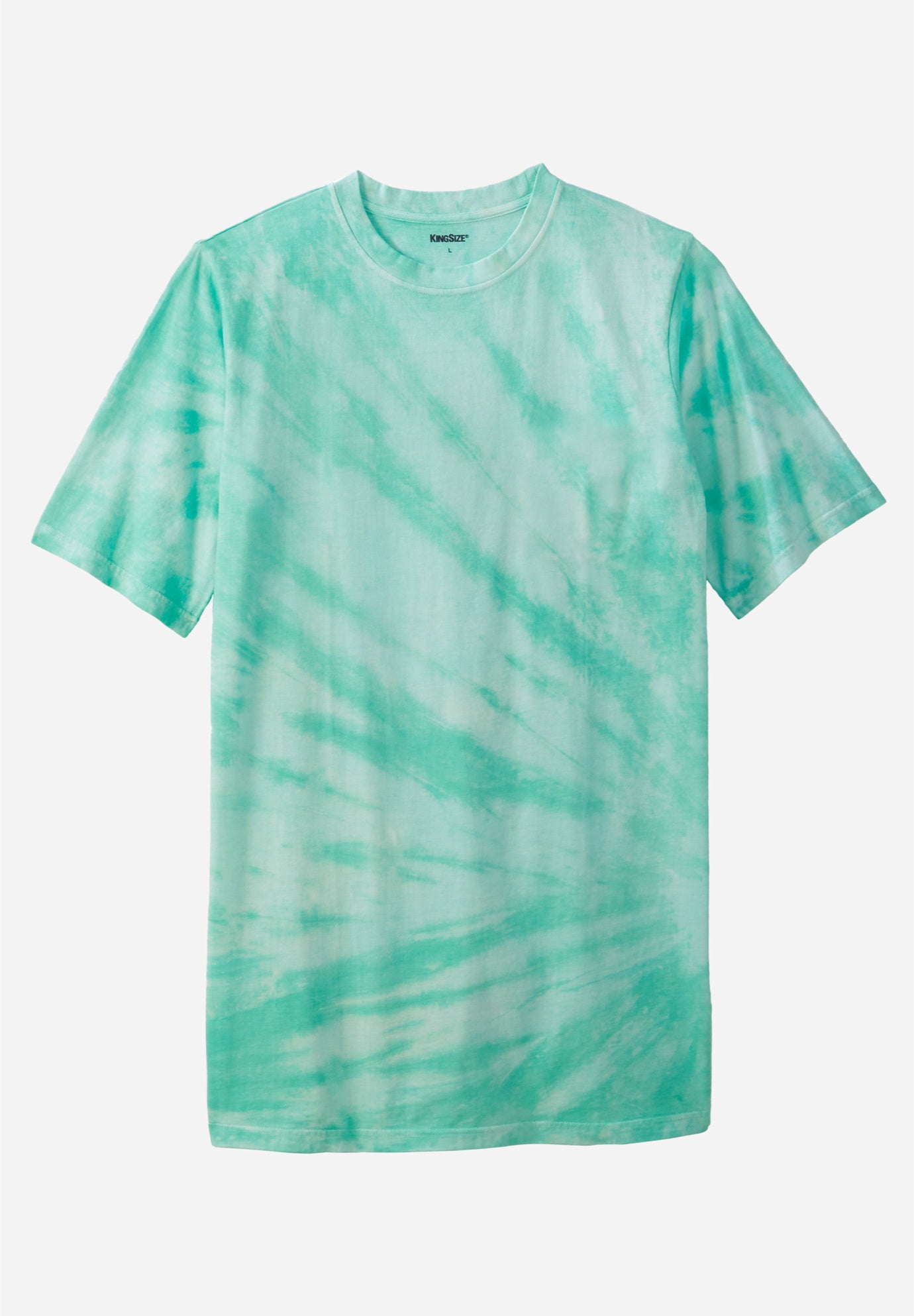 Shrink-Less&trade; Lightweight Longer-Length Crewneck T-Shirt image number 0