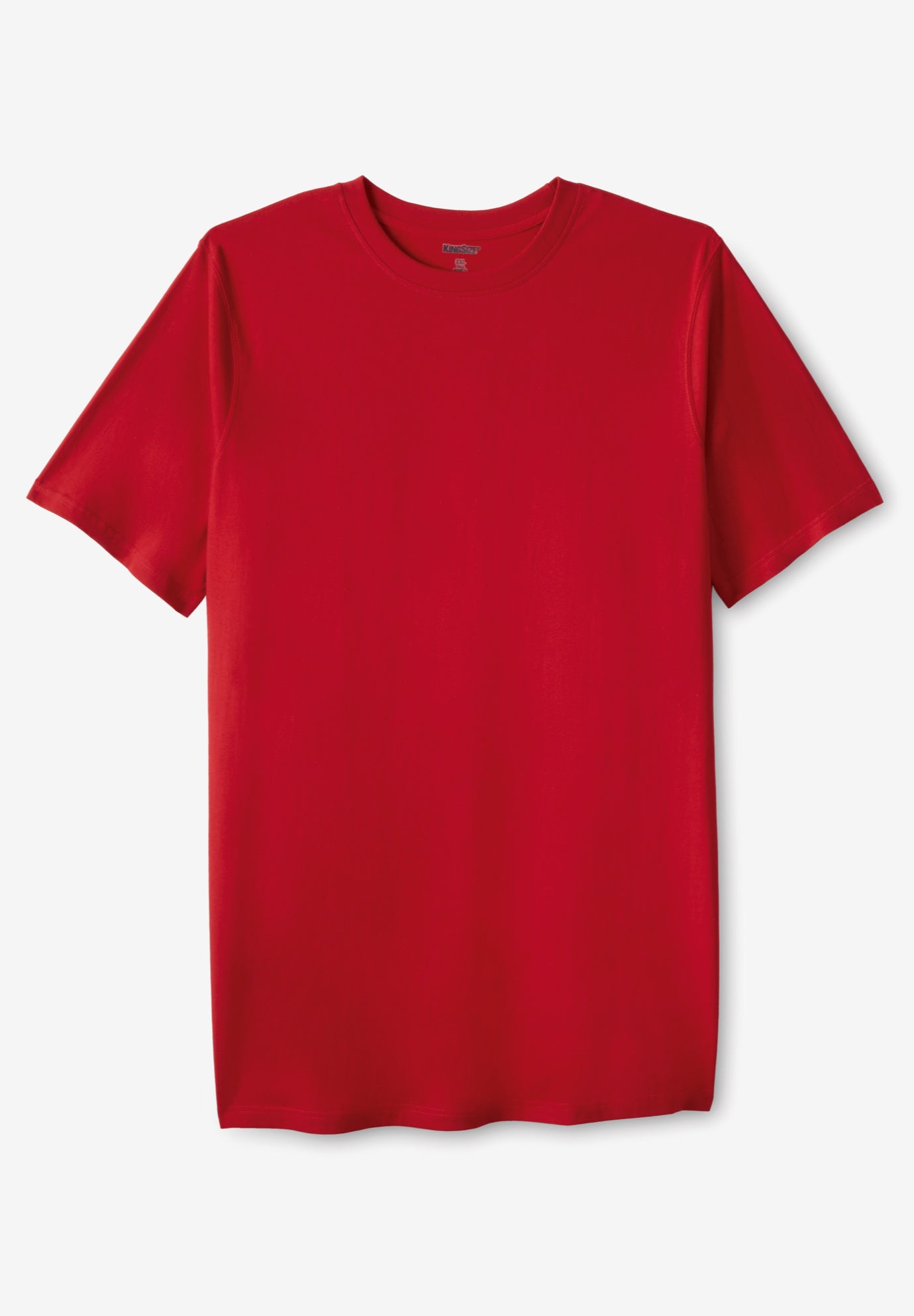 Shrink-Less&trade; Lightweight Longer-Length Crewneck T-Shirt image number 0