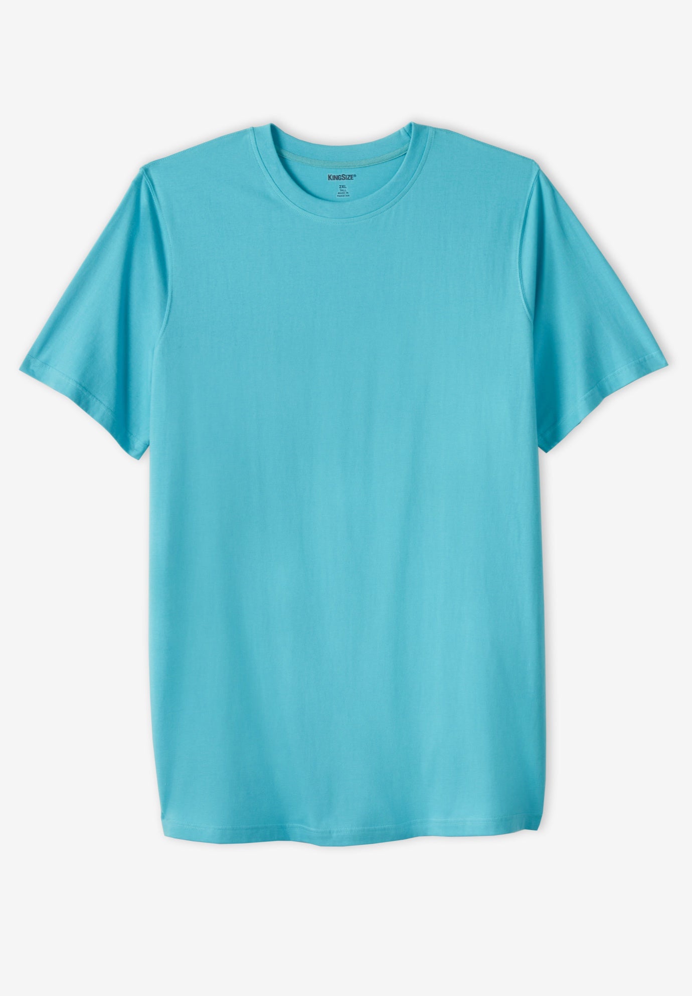 Shrink-Less&trade; Lightweight Longer-Length Crewneck T-Shirt image number 0
