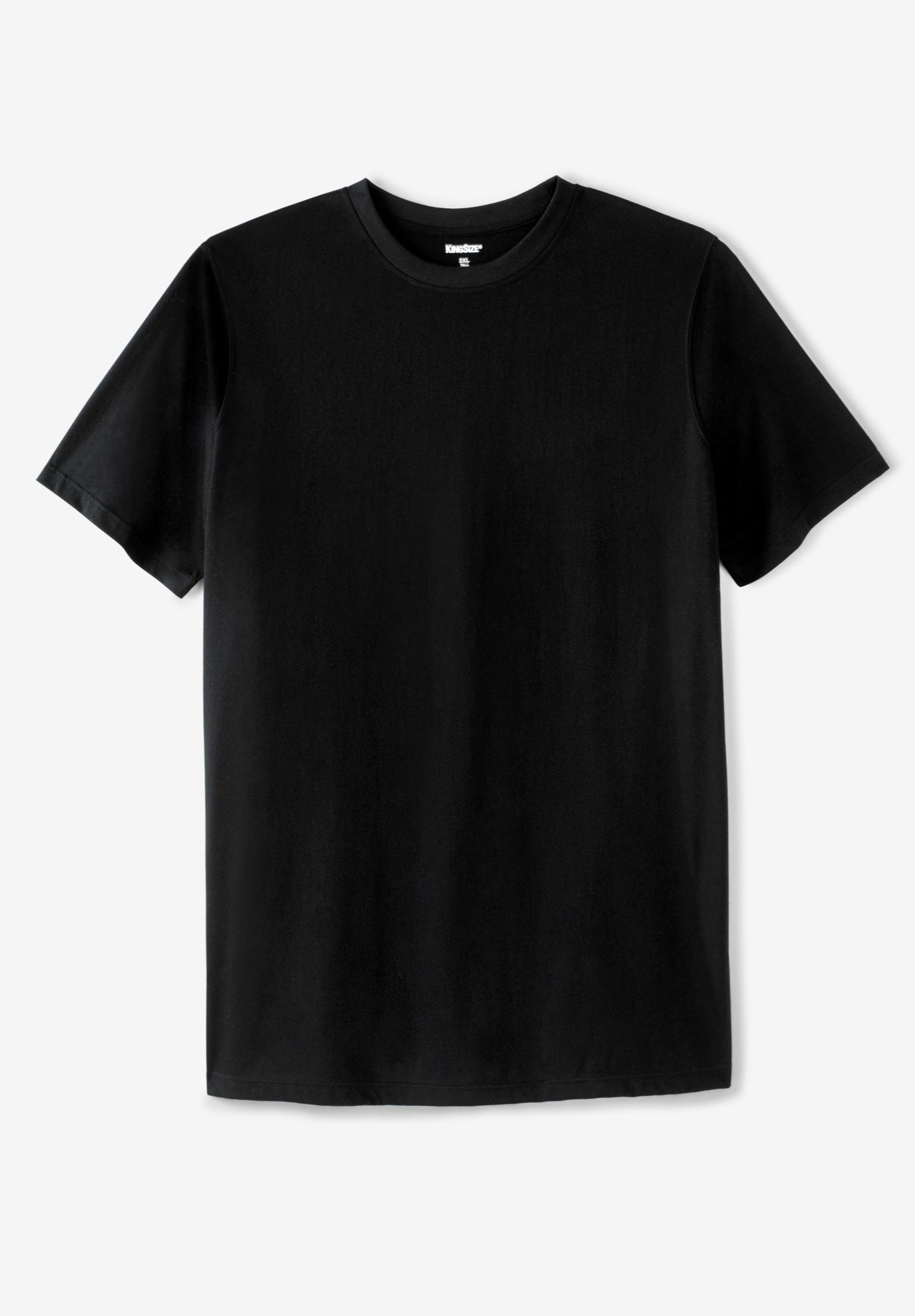 Shrink-Less Lightweight Longer-Length Crewneck T-Shirt image number 0