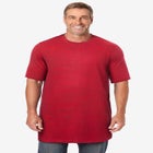 Shrink-Less™ Lightweight Longer-Length Crewneck T-Shirt image number null