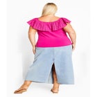 Lexi Mixed Media Top image number null