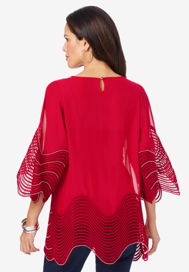 Embellished Georgette Tunic image number 1