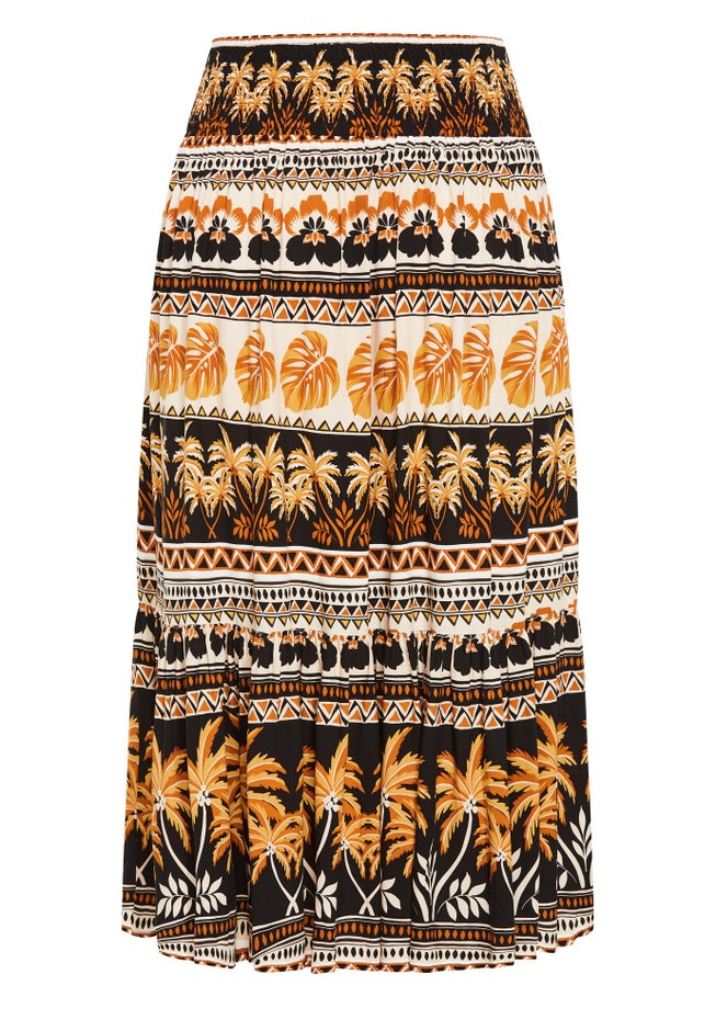 Isla Print Skirt image number 4