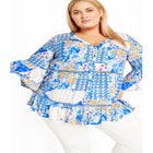 Laura Print Shirt image number null