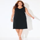 Mesh Flyaway Sheath Dress image number null