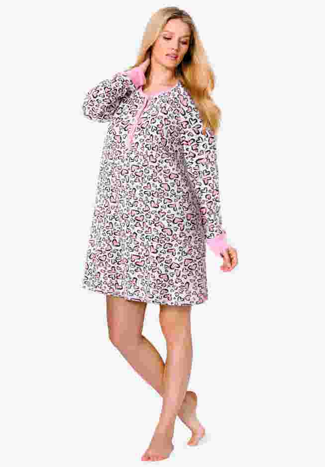 Thermal Henley Sleepshirt  image number 0