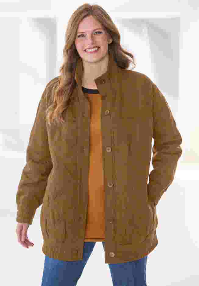 Quilted Easy Fleece Jacket image number 3