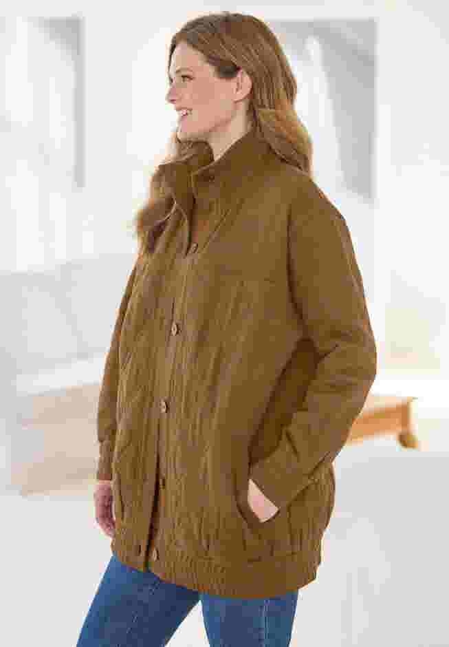 Quilted Easy Fleece Jacket image number 2